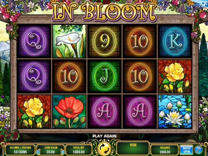 Игровой автомат «In Bloom» на зеркале казино Вавада